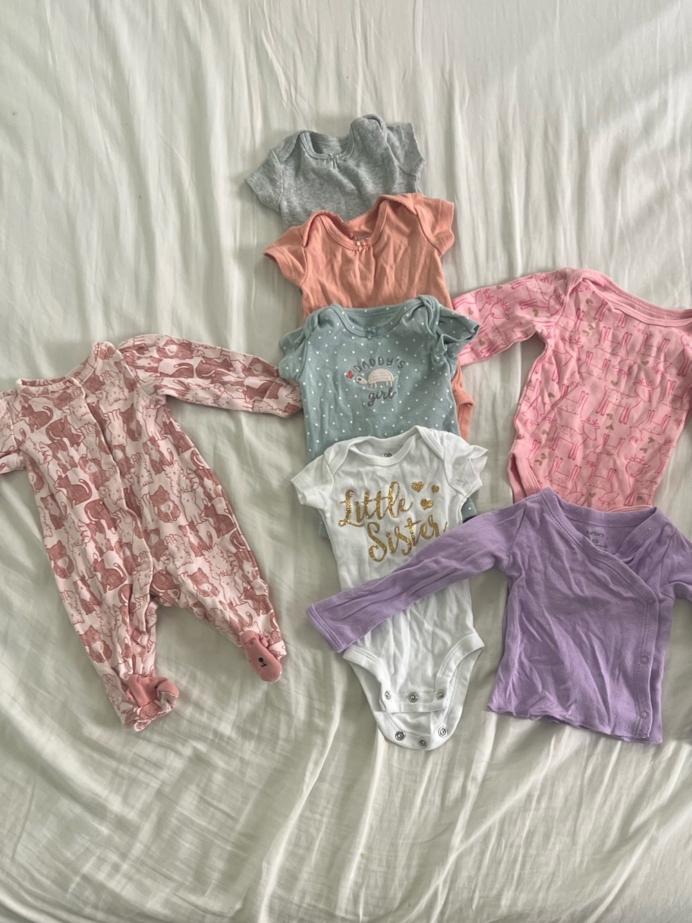 NB + 0-3 mo baby girl bundle